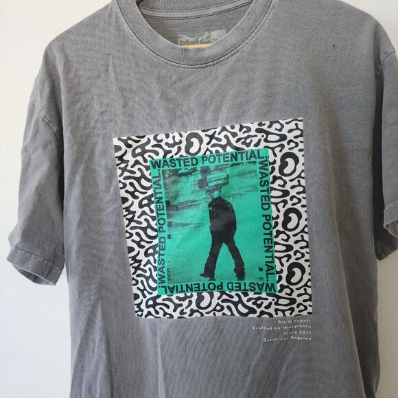 Rip N Repair Wasted Potential Gray Shirt Short Sleeve XL - Picture 2 of 3